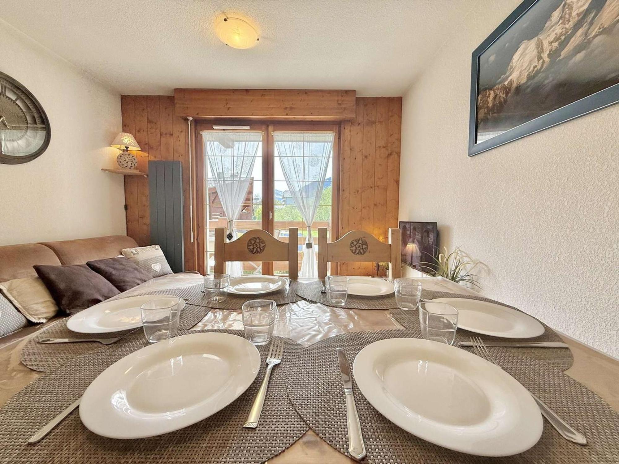 Appartement 2 Pieces Cabine A Praz-Sur-Arly - 6 Personnes Avec Parking - Fr-1-603-10 Экстерьер фото